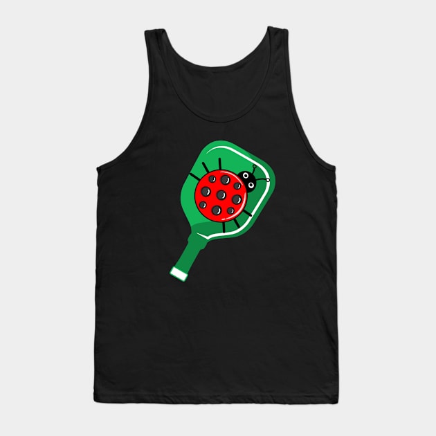 Sweet Pickleball ladybird Tank Top by FK-UK